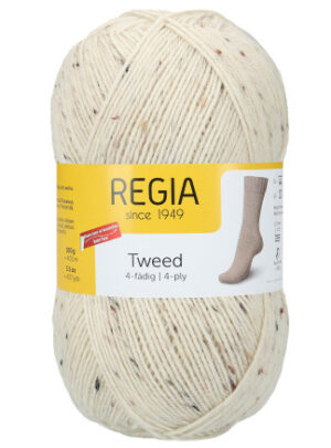 Regia Tweed Garn 02 Natur