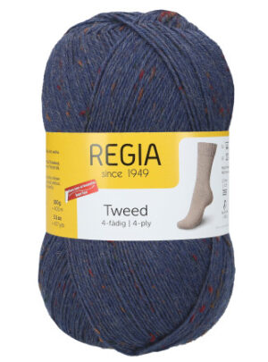 Regia Tweed Garn 52 Jeans