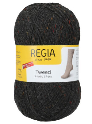Regia Tweed Garn 98 Antrazit