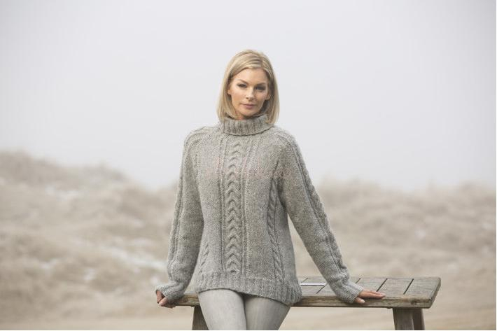 "Rim" Genser - Viking Design 1807-3 Kit - S-XL - Viking Alpaca Bris, fra Viking "Rim" Genser - Viking Design 1807-3 Kit - S-XL - Viking Alpaca Bris, fra Viking