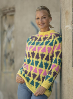 "River" Genser - Viking Design 2227-3 Kit - XS-XXL - Viking Alpaca Bris, fra Viking