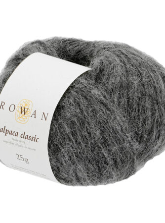 Rowan Alpaca Classic fv 102 Trækulsmelan