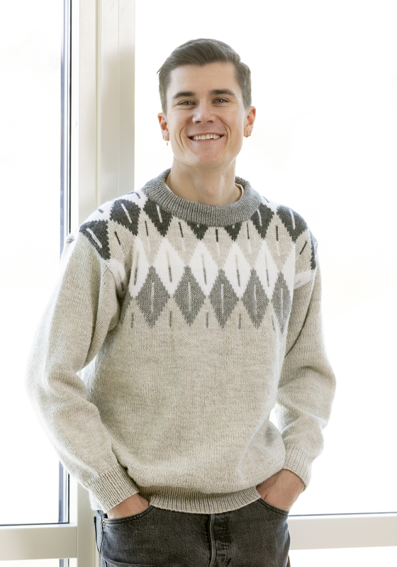"Runner" Genser - Viking Design 2306-1 Kit - XS-XXL - Viking Alpaca Storm , fra Viking "Runner" Genser - Viking Design 2306-1 Kit - XS-XXL - Viking Alpaca Storm , fra Viking