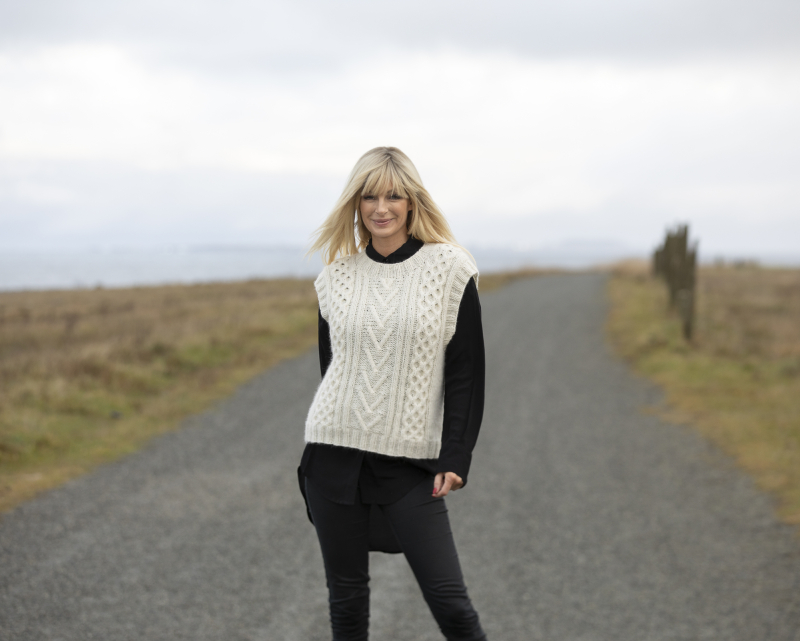"Sammen" Vest - Viking Design 2035-9C Kit - XS-XXL - Viking Alpaca Bris, fra Viking "Sammen" Vest - Viking Design 2035-9C Kit - XS-XXL - Viking Alpaca Bris, fra Viking