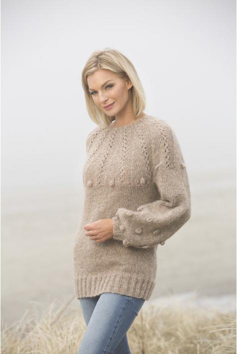 "Sand" Genser - Viking Design 1807-7 Kit - XS-XXL - Viking Alpaca Bris, fra Viking "Sand" Genser - Viking Design 1807-7 Kit - XS-XXL - Viking Alpaca Bris, fra Viking