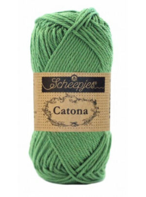 Scheepjes Catona Garn Unicolor 412 Forest Green