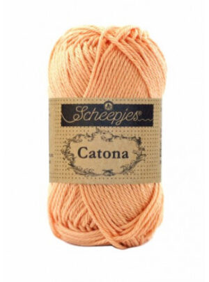 Scheepjes Catona Garn Unicolor 414 Vintage Peach