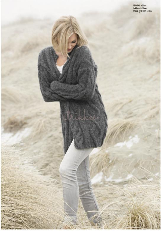 "Siv" Jakke - Viking Design 1806-6 Kit - XS-XXL - Viking Alpaca Bris, fra Viking "Siv" Jakke - Viking Design 1806-6 Kit - XS-XXL - Viking Alpaca Bris, fra Viking