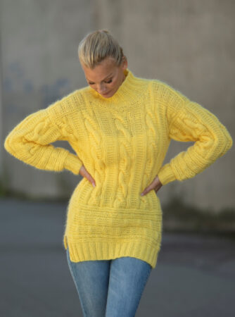 "Skylar" Genser - Viking Design 2227-7 Kit - XS-XXL - Viking Alpaca Bris, fra Viking