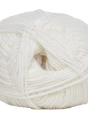 Sock 4 - Strømpegarn - Uldgarn - fv 1000 Hvid