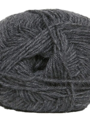 Sock 4 - Strømpegarn - Uldgarn - fv 1800 Koks Grå