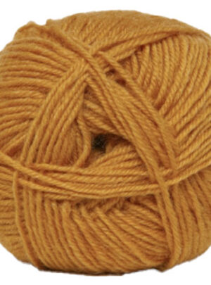 Sock 4 - Strømpegarn - Uldgarn - fv 3810 Karry Gul