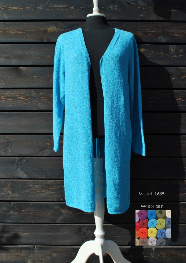 Strikkehæfte 168 model 1639 Cardigan Strikkehæfte 168 model 1639 Cardigan