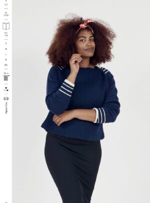Strikkehæfte 174 model Birthe Maritim sweater