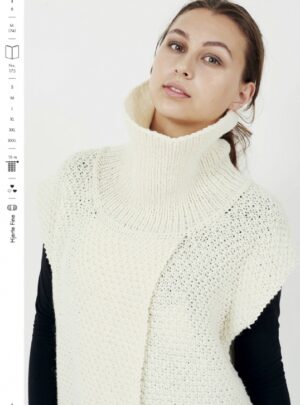 Strikkehæfte 175 model Lis / 1741 oversize vest