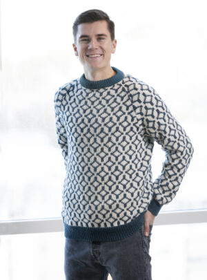 "Support" Genser - Viking Design 2306-8B Kit - XS-XXL - Viking Alpaca Storm, fra Viking