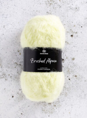 Svarta Fåret Brushed Alpaca Garn 05 Lemon Sorbet