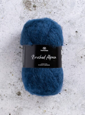 Svarta Fåret Brushed Alpaca Garn 06 Rum Blå
