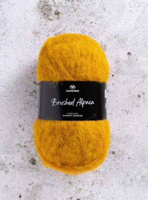 Svarta Fåret Brushed Alpaca Garn 07 Amber