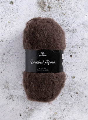 Svarta Fåret Brushed Alpaca Garn 09 Espresso Martini
