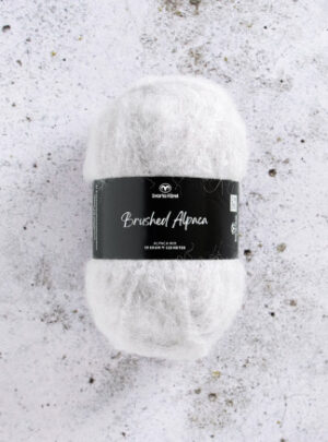 Svarta Fåret Brushed Alpaca Garn 13 Pastel Lilla