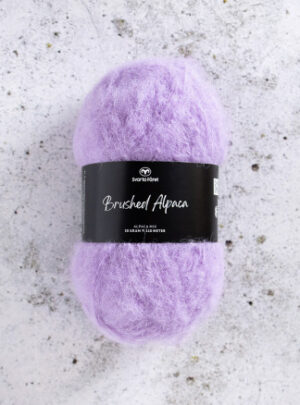 Svarta Fåret Brushed Alpaca Garn 21 Lupin