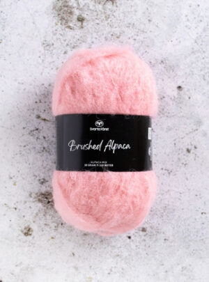 Svarta Fåret Brushed Alpaca Garn 23 Fersken