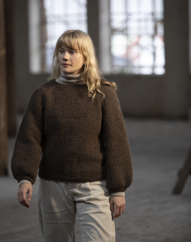 "Tabitta" Genser - Viking Design 2206-4 Kit - XS-XXXL - Viking Alpaca Bris, fra Viking "Tabitta" Genser - Viking Design 2206-4 Kit - XS-XXXL - Viking Alpaca Bris, fra Viking