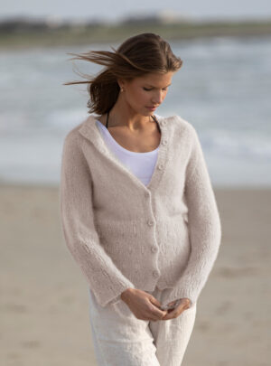 "Trane" cardigan- Viking Design 2224-4 - XS-XXXL - Viking Kid-Silk , fra Viking