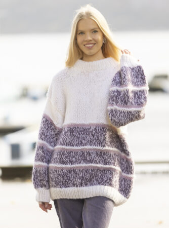 "Utsi" Genser- Viking Design 2237-8 Kit - XS-XXL - Viking Alpaca Bris, fra Viking