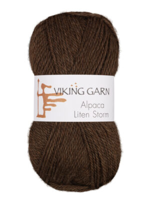 Viking Alpaca Liten Storm 708 Brun, Alpaca / Merino uld, fra Viking
