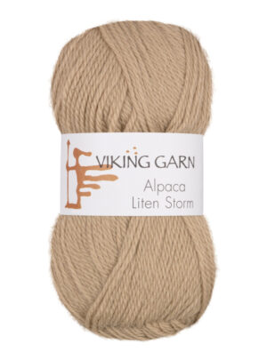 Viking Alpaca Liten Storm 710 Beige, Alpaca / Merino uld, fra Viking