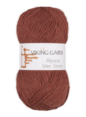 Viking Alpaca Liten Storm 755 Burgunder, Alpaca / Merino uld, fra Viking