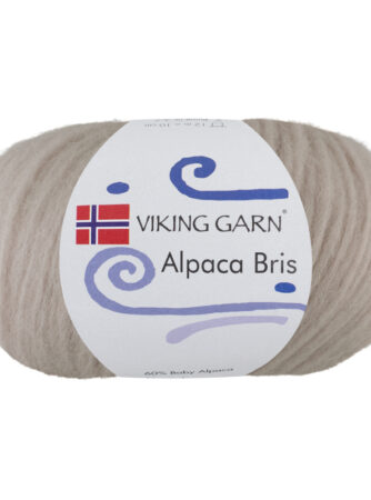 Viking Bris - 307 Beige, Alpacagarn, fra Viking