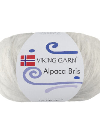 Viking Bris - 312 Perlegrå, Alpacagarn, fra Viking
