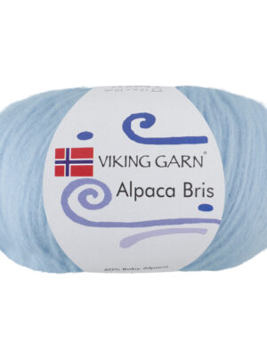 Viking Bris - 320 Lys Blå, Alpacagarn, fra Viking
