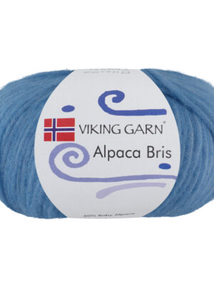 Viking Bris - 323 Blå, Alpacagarn, fra Viking