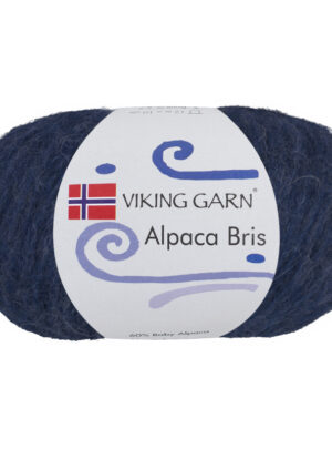 Viking Bris - 324 Mørkeblå, Alpacagarn, fra Viking