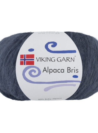 Viking Bris - 327 Jeansblå, Alpacagarn, fra Viking