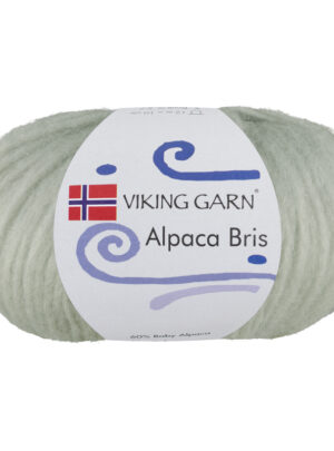 Viking Bris - 330 Lys Grøn, Alpacagarn, fra Viking