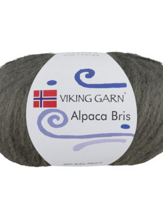 Viking Bris - 339 Støvet Grøn, Alpacagarn, fra Viking