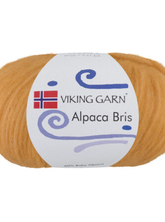 Viking Bris - 345 Okkergul, Alpacagarn, fra Viking