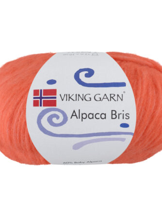 Viking Bris - 351 Orange, Alpacagarn, fra Viking
