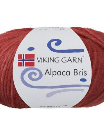 Viking Bris - 355 Lys Burgunder, Alpacagarn, fra Viking