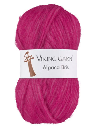 Viking Bris - 362 Cerise, Alpacagarn, fra Viking