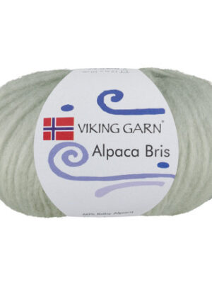 Viking Garn Alpaca Bris 330 Lys Grøn