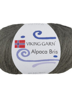 Viking Garn Alpaca Bris 339 Støven Olivengrøn