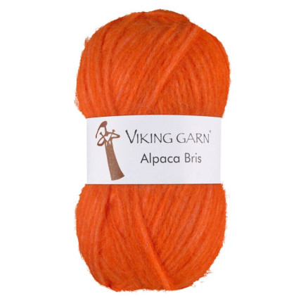 Viking Garn Alpaca Bris 371 Orange Viking Garn Alpaca Bris 371 Orange
