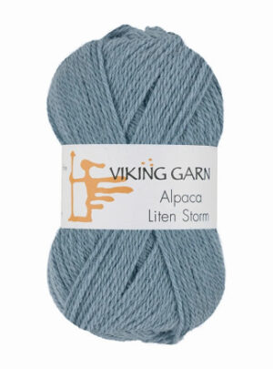 Viking Garn Alpaca Liten Storm 722 Blå