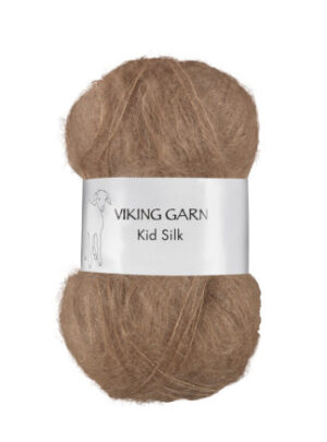 Viking Garn Kid-Silk 309 Lys Brun